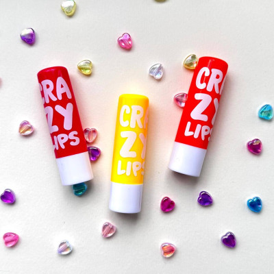 Гигиеническая помада для губ Crazy Lips lip balm color