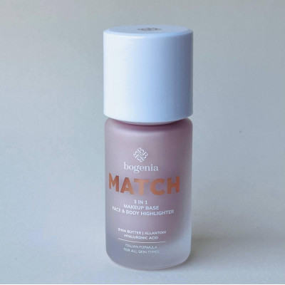 База под макияж MATCH 3 in 1 Makeup Base,Face Body Highlighter Bogenia BG613