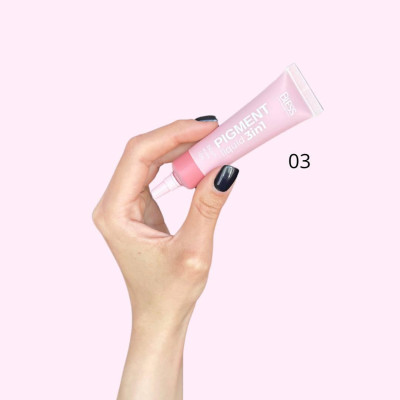 Кремовые румяна Liquid Pigment 3 in 1 Bless Beauty 03 Dusty Rose