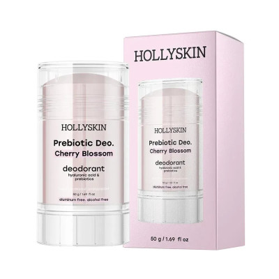 Дезодорант парфюмированный с гиалуроновой кислотой и пребиотиками Cherry Blossom HOLLYSKIN