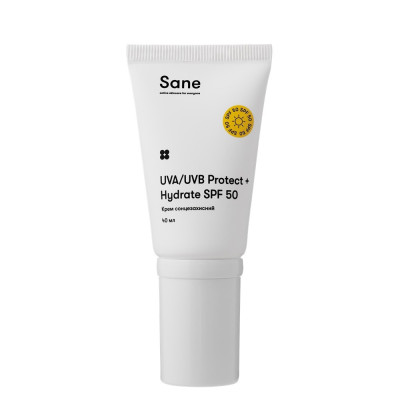Крем для лица солнцезащитный SPF 50 Sane 40 мл