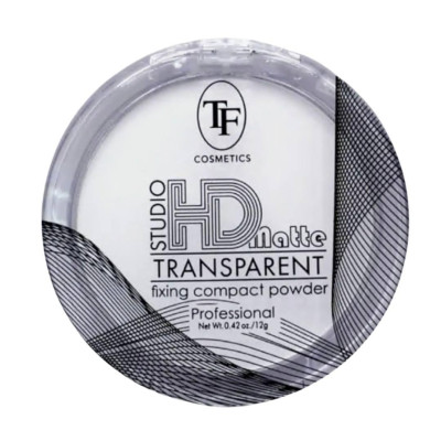 Прозора пудра для фіксації макіяжу Triumph HD Matte Transparent fixing Compact Powder CTP-25