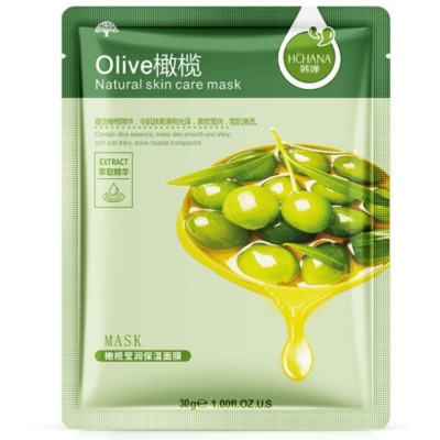 Тканевая маска для лица с экстрактом оливы HCHANA Olive 30 г