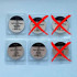 Набор Пудра компактная Compact Powder Matte Velvet Bogenia BG640 ТЕСТЕР (3 ШТ)