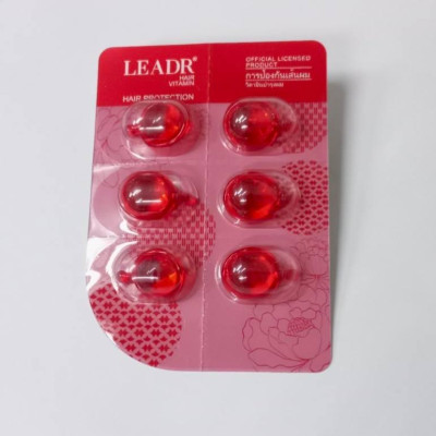 Несмываемые витаминные капсулы для восстановления волос LEADR Camellia Seed Oil and Cherry Blossoms 6 капсул