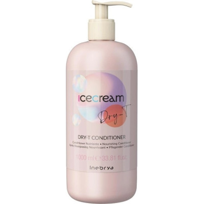 Кондиционер для сухих, кучерявых и окрашенных волос Inebrya DRY-T 1000ml