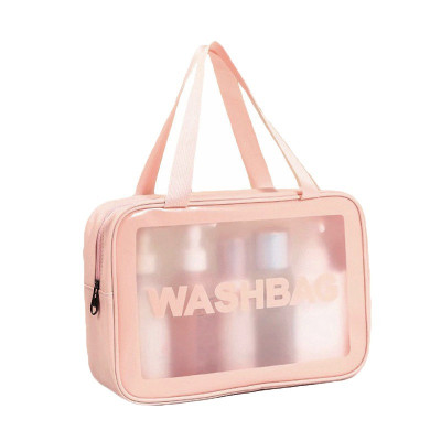 Косметичка Washbag розовая большая