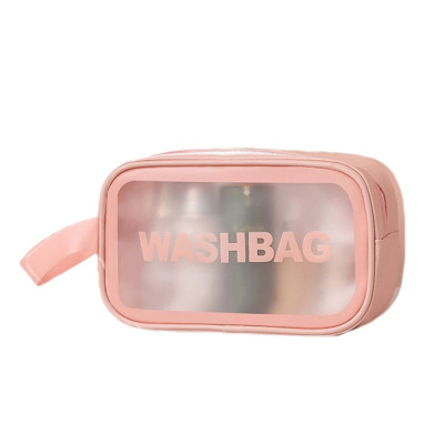 Косметичка Washbag розовая средняя