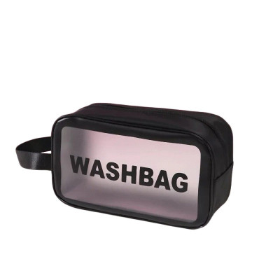 Косметичка Washbag черная средняя