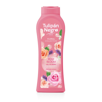 Гель для душа Tulipan Negro Floral Цветок розы, 650 мл