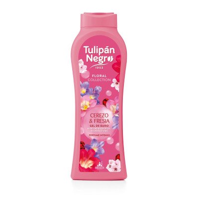 Гель для душа Tulipan Negro Floral Вишня и фрезия, 650 мл