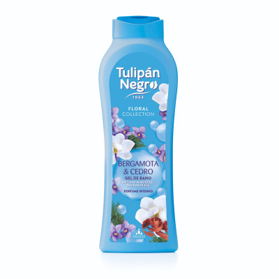 Гель для душа Tulipan Negro Floral Бергамот и Кедр, 650 мл