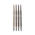 Олівець для брів механічний зі щіточкою Microblading Brow Pencil Bless 504 Dark Brunette