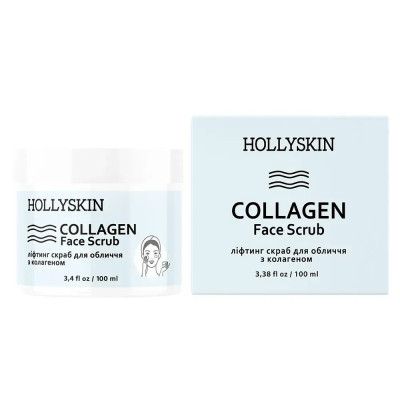 Скраб для лица с колагеном Hollyskin Collagen Face Scrub, 100 ml