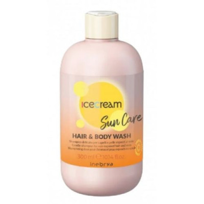 Шампунь для восстановления волос и тела после действия солнца Inebrya Sun Care Hair & Body Wash 300 мл