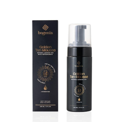 Мусс-автозагар для лица и тела Bogenia Golden Tan Mousse BG445, 150 мл