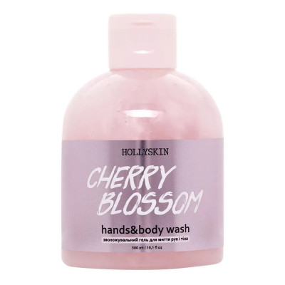 Зволожуючий гель для миття рук та тіла Hollyskin Cherry Blossom 300 мл