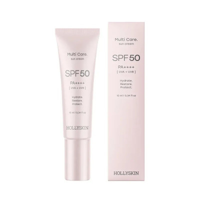 Сонцезахисний крем для обличчя SPF50 Hollyskin Multi Care 10 мл