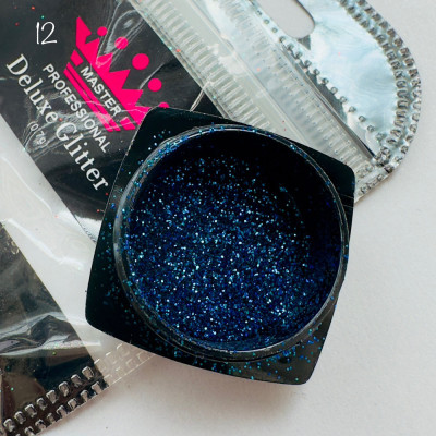 Зеркальная пудра для втирки Deluxe Glitter Master 12