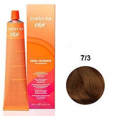 Краска Inebrya Color 7/3 blonde golden (русый золотистый) 100 ml