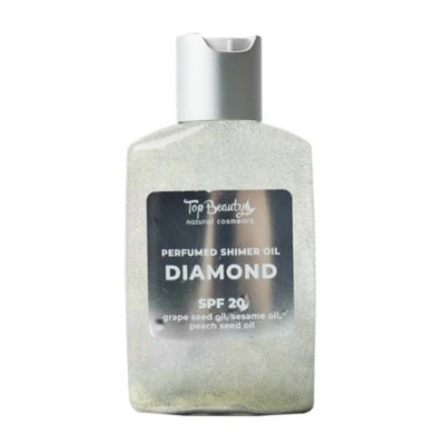 Масло для тела сухое парфюмированное сияющее Perfumed Shimer Oil Diamond SPF20 Top Beauty 100 мл