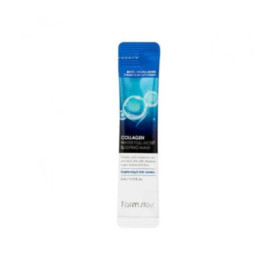 Маска-стик ночная увлажняющая для лица с коллагеном FarmStay Collagen Water Full Moist Sleeping Mask 4ml