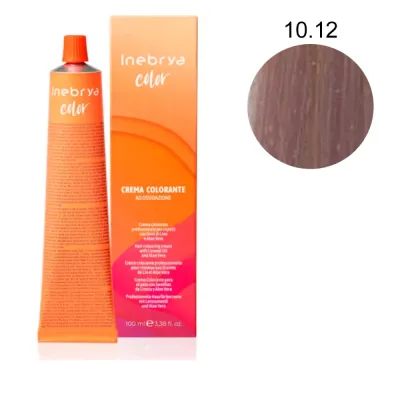 Краска Inebrya Color 10/12 platinum ash powder blond крем-краска 10/12 платиновый блонд пепельный