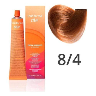 Краска Inebrya Color 8/4 light blonde copper крем-краска 8/4 русый медный 100ml