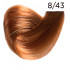 Краска Inebrya Color 8/43 light blonde golden крем-краска 8/43 светло-русый золотистый 100ml