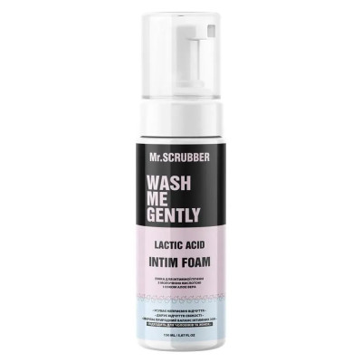 Пенка для интимной гигиены с молочной кислотой и соком алоэ вера WASH ME GENTLY Mr.SCRUBBER 150 мл