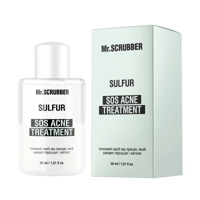 Точечное средство от прыщей SOS Acne Treatment Sulfur Mr.SCRUBBER 30 мл