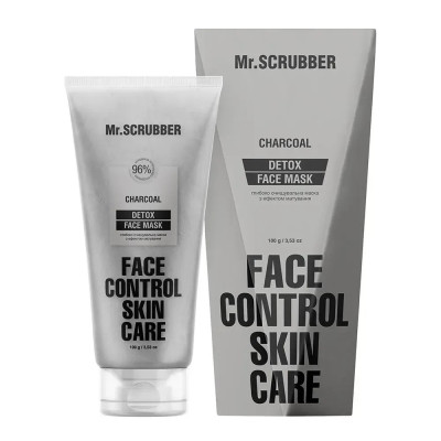 Глубоко очищающая маска с эффектом матирования Charcoal Detox Face Control Mr.SCRUBBER 100 г