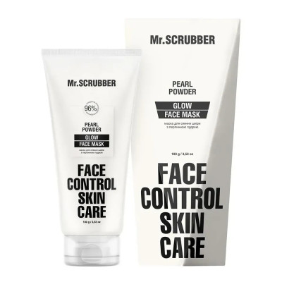 Маска для сияния кожи с жемчужной пудрой Pearl Powder Face Control Skin Care Mr.SCRUBBER 100 г