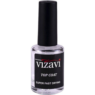 Топ для лака для ногтей Vizavi 12мл SUPER FAST DRYING (сушка)