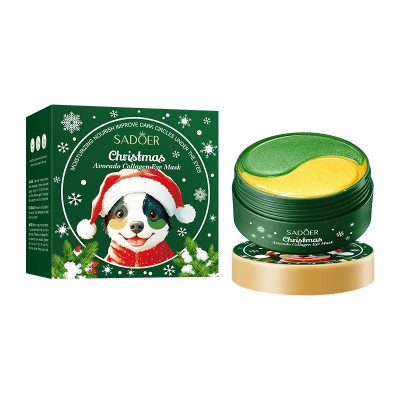 Гидрогелевые патчи для кожи вокруг глаз Sadoer Christmas Collagen Eye Mask (60 шт) 80 г