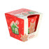 Свеча ароматическая Рождественская в стеклянном подсвечнике Christmas Sweets Bartek, 115 гр (30 ч горения)