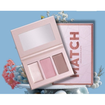 Кремовая палетка для контуринга Match Cream Contour Palette Bogenia BG909 001