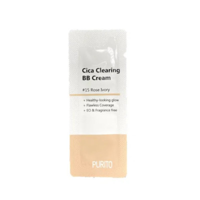 ВВ-крем с экстрактом центеллы Purito Cica Clearing BB Cream №15 Rose Ivory ТЕСТЕР