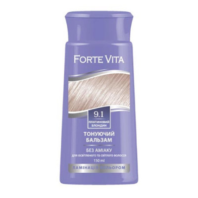 Бальзам оттеночный Forte Vita 9.1 Платиновий блондин 150 мл