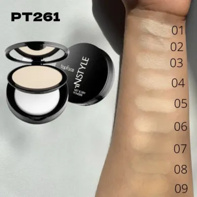 Пудра компактная INSTYLE Wet&Dry TopFace PT261 08