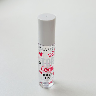 Глянцевое прозрачное покрытие для губ Claresa Top Coat Glossy Lips, 5 ml