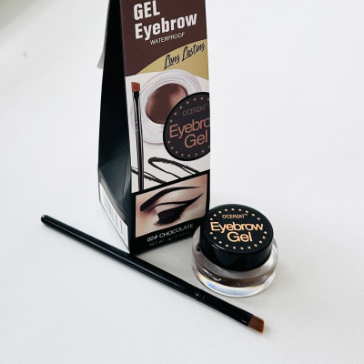 OCERZAT Гель Помадка для бровей Gel Eyebrow Waterproof 01 Soft Brown (СРОК) 02  Chocolate
