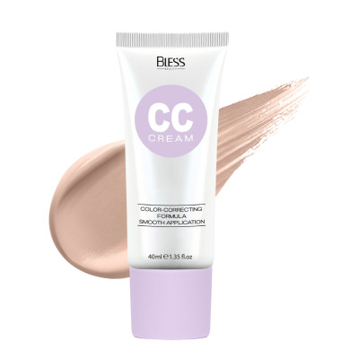 Тональный крем для лица CC Cream Bless Beauty 02  Light