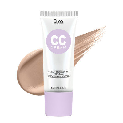 Тональный крем для лица CC Cream Bless Beauty 04 Medium Dark