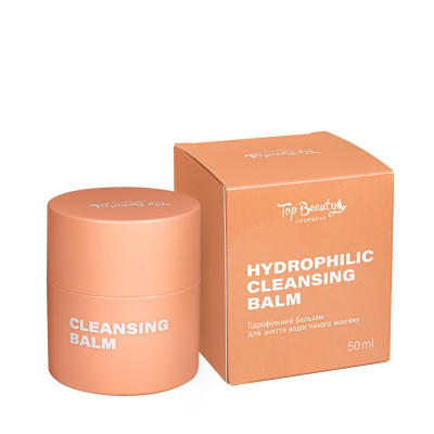 Гидрофильный бальзам для снятия водостойкого макияжа Hydrophilic Cleansing Balm Top Beauty 50 мл