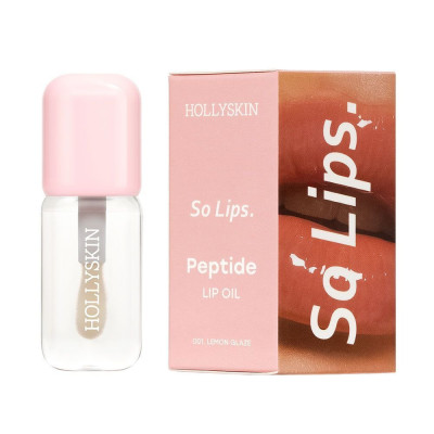 Увлажняющее масло для губ HOLLYSKIN So Lips Peptide Lip Oil 001 Lemon Glaze