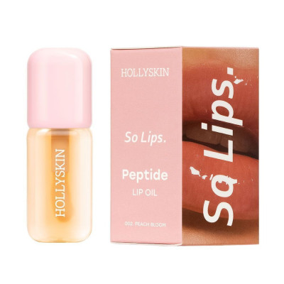 Увлажняющее масло для губ HOLLYSKIN So Lips Peptide Lip Oil №002 Peach Bloom