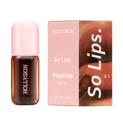 Увлажняющее масло для губ HOLLYSKIN So Lips Peptide Lip Oil №010 Honey Glow