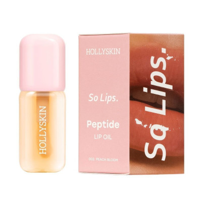 Увлажняющее масло для губ HOLLYSKIN So Lips Peptide Lip Oil 002 Peach Bloom