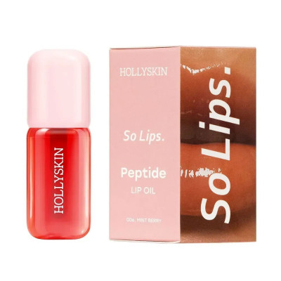 Увлажняющее масло для губ HOLLYSKIN So Lips Peptide Lip Oil 006 Mint Berry